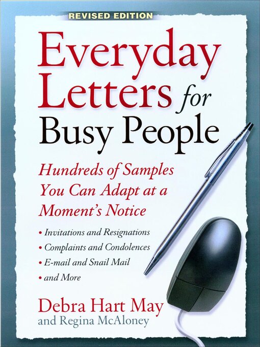 Title details for Everyday Letters for Busy People by Debra Hart May - Available